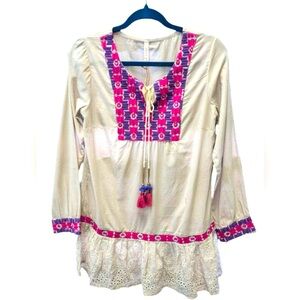 For Anthropologie, RAGA 100% cotton tunic